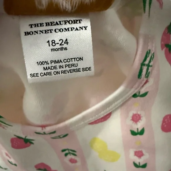 NWT The Beaufort Bonnet Company Polly Play Dress - Fruit Punch & Petals - Picture 4 of 5